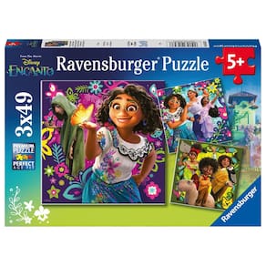 Quebra-cabeça Ravensburger Disney Encanto 3x49 peças para crianças