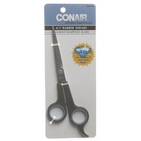 Tesouras de barbeiro Conair Professional afiadas com diamante de 6,5 polegadas