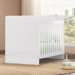 Berço Mini-cama 2 em 1 - Labirinto - Branco