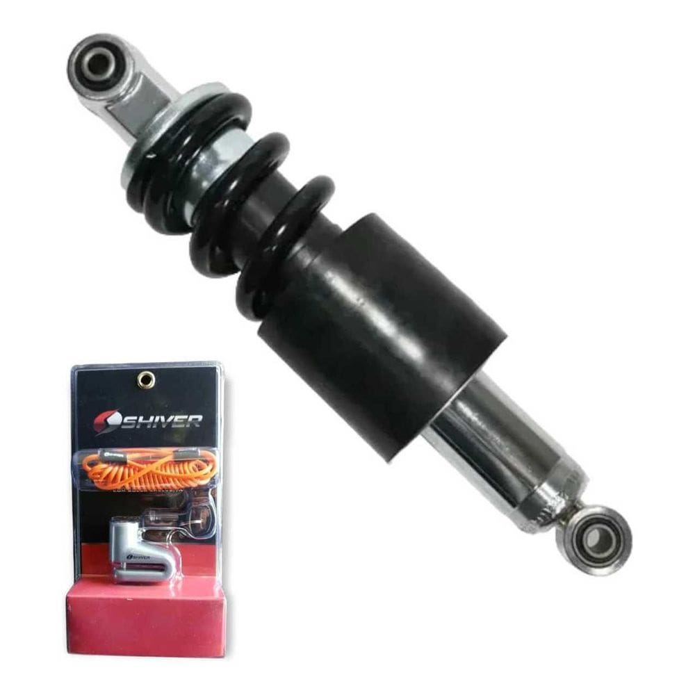AMORTECEDOR BROS 125 150 160 XRE 190 + TRAVA DE DISCO lembrete