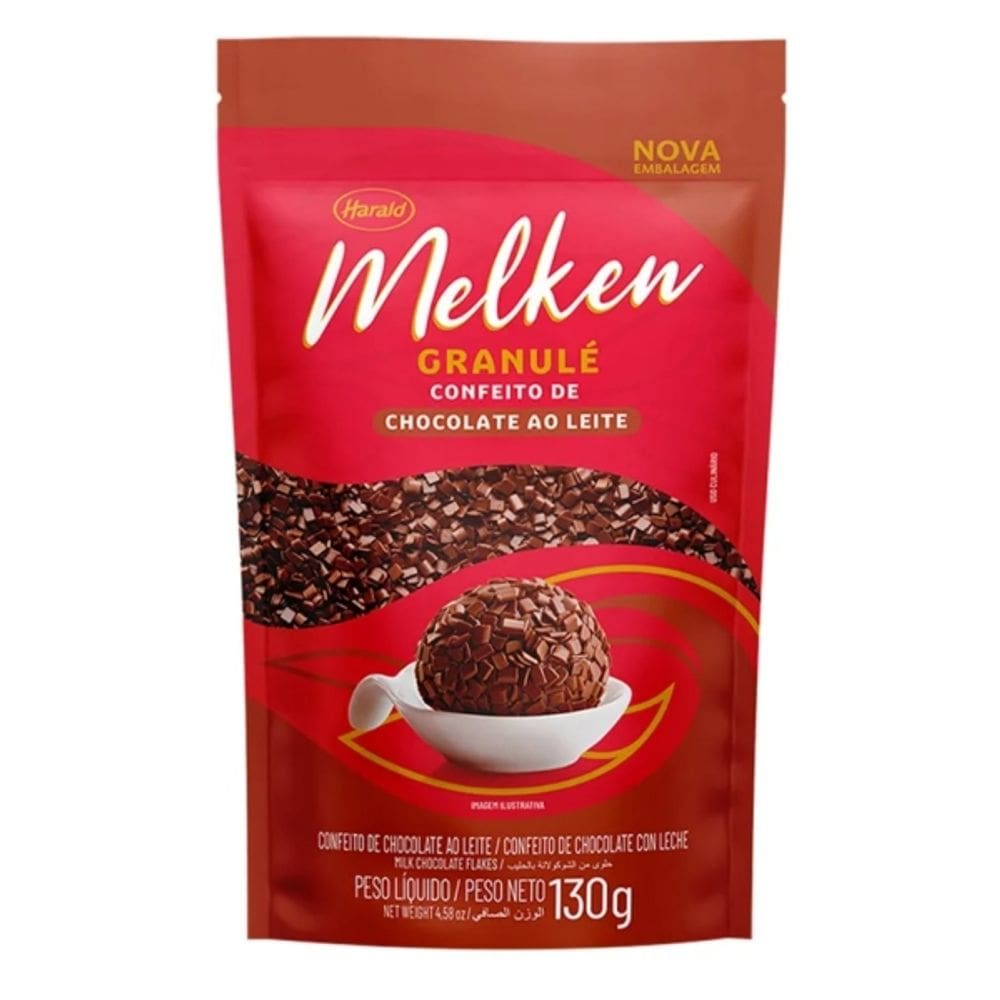 Melken Granulé Chocolate Ao Leite 130g Harald
