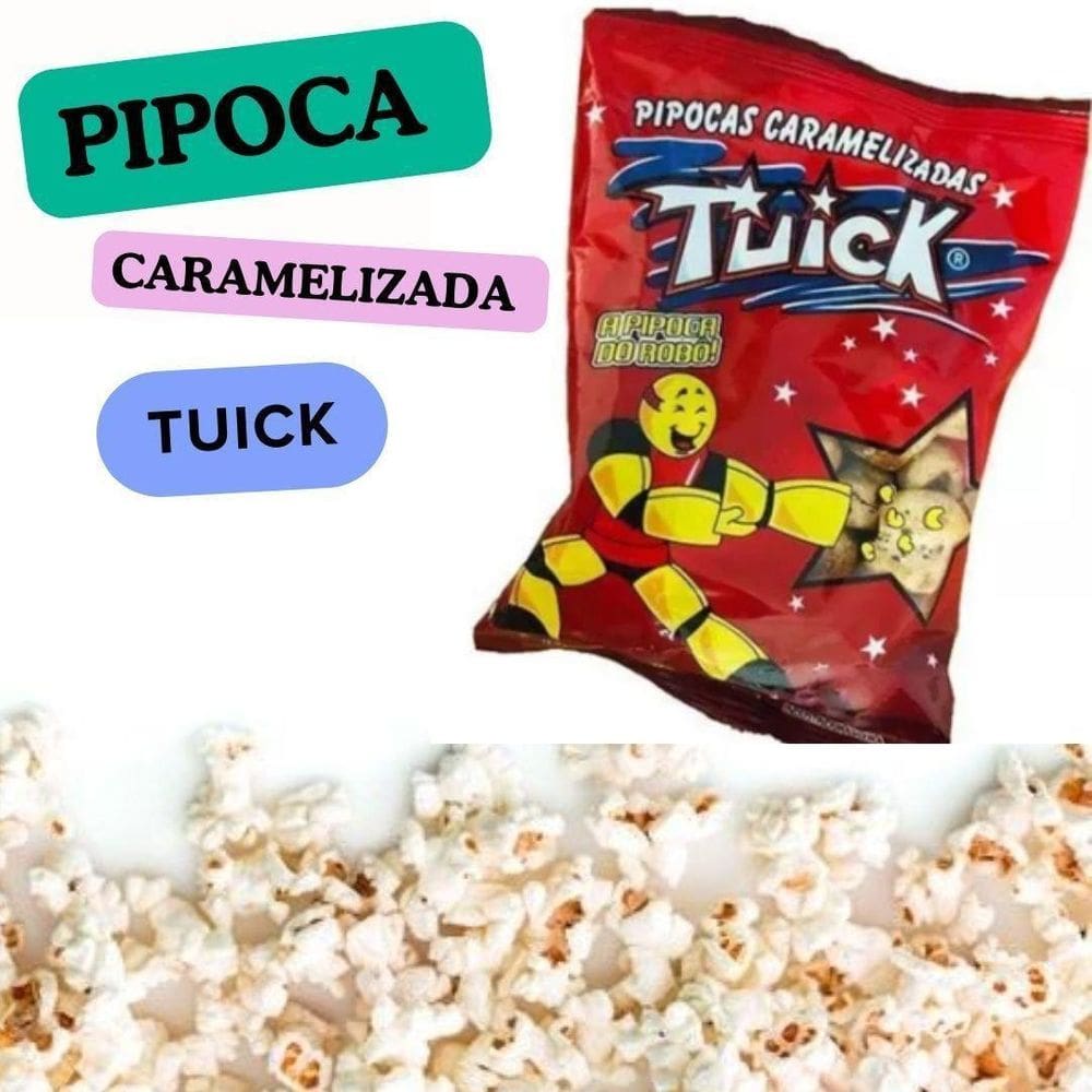 Pipoca Doce Deliciosa Caramelizada Tuick