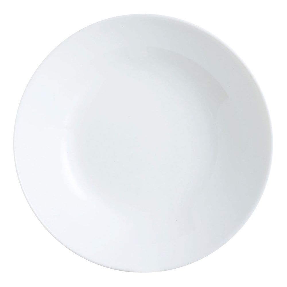 Zelie Prato Vidro Temperado Branco 6Pç