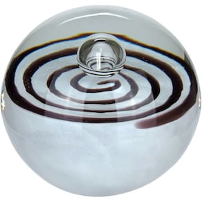 ADORNO DECORATIVO ENFEITE HOME&CO VIDRO 8x8x8cm MARROM