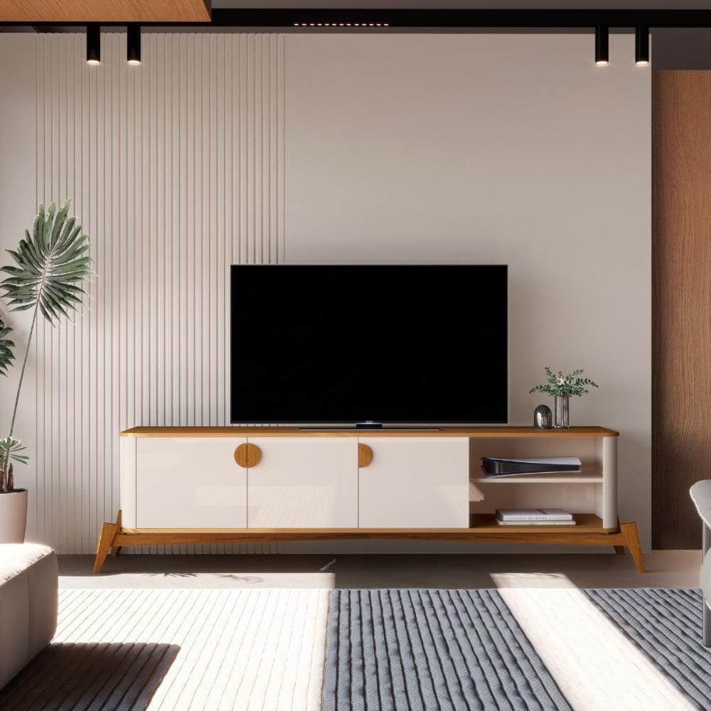 Bancada 3 Portas Juazeiro Off White Nature