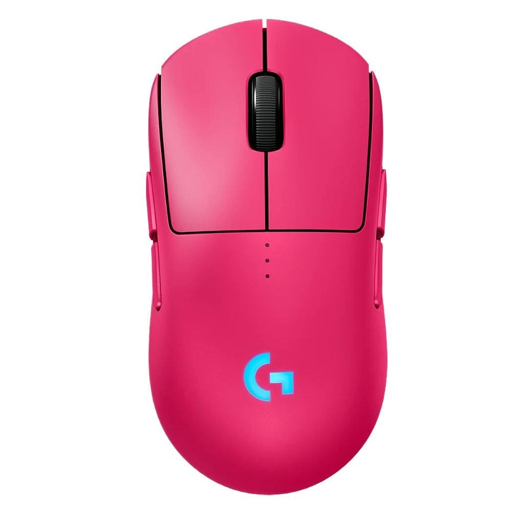 Mouse Gamer Sem Fio Logitech PRO 2 LightSpeed Rosa - 910-007308