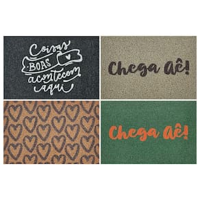 Capacho em Vinil Euro Sweet Home Estampado - Item Variado