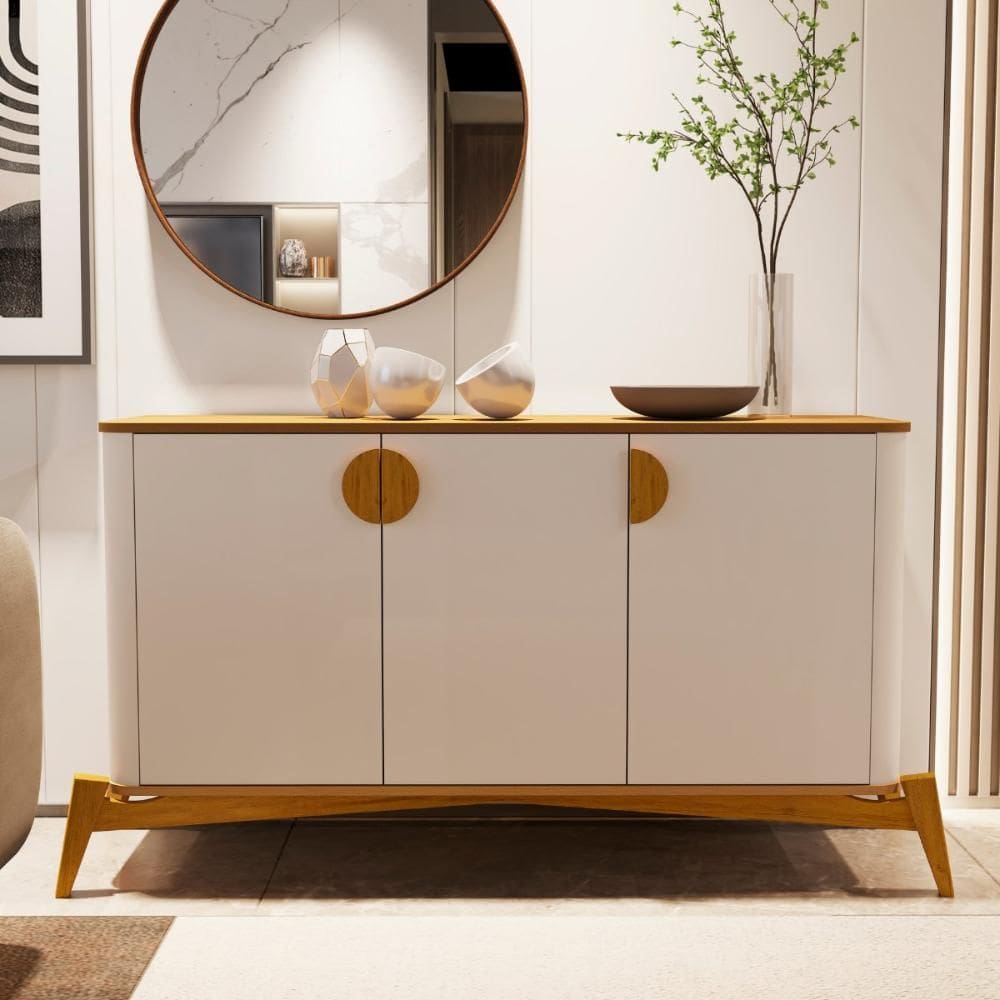 Buffet 3 Portas Juazeiro Off White Nature