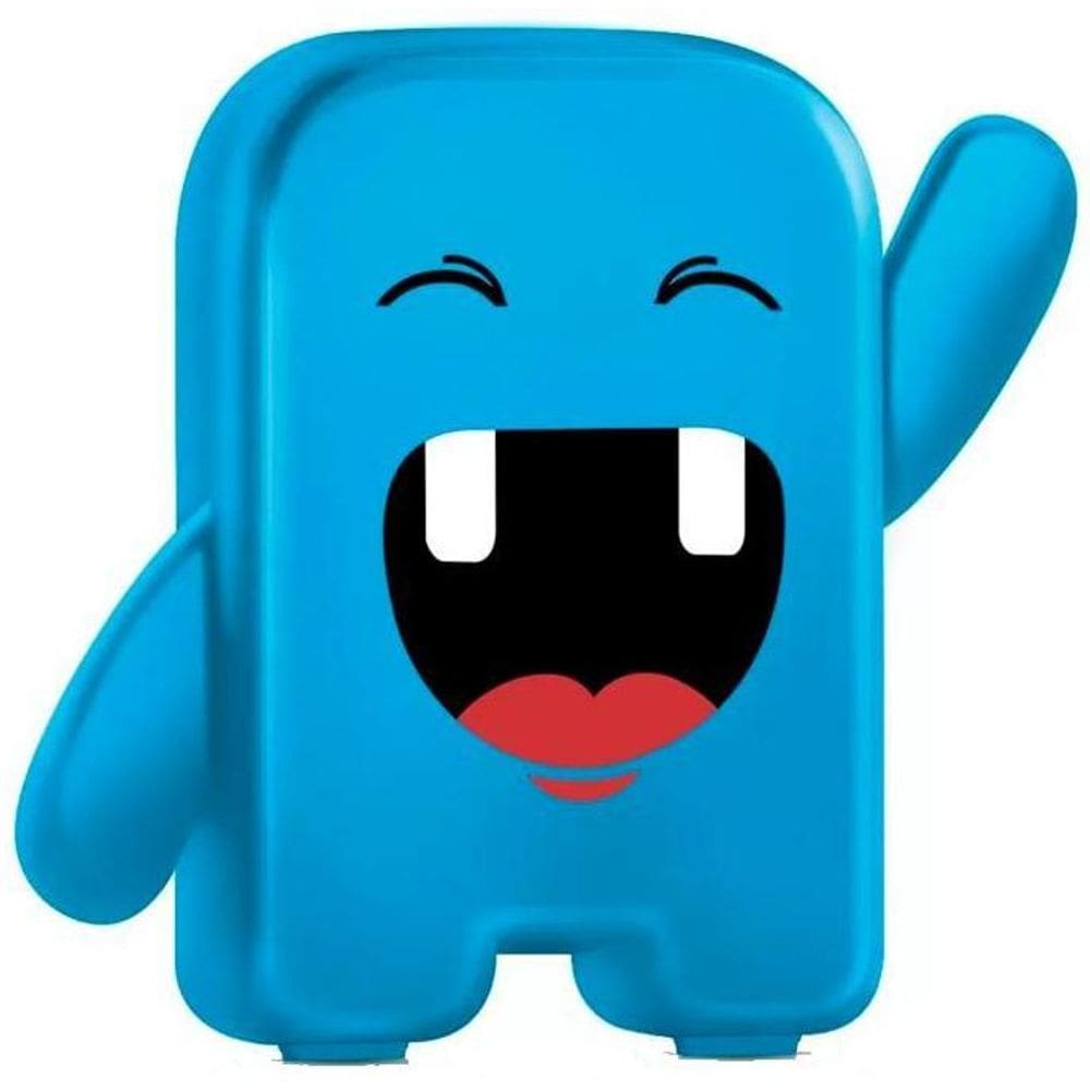 Escova De Dente Infantil Azul Com Porta Dentes