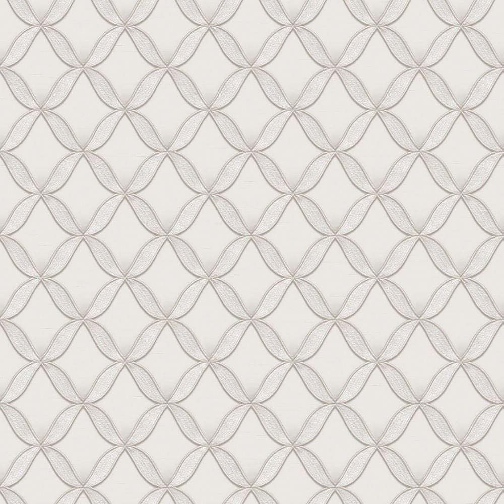 Papel De Parede Hf Orient Geométrico Cinza 221221