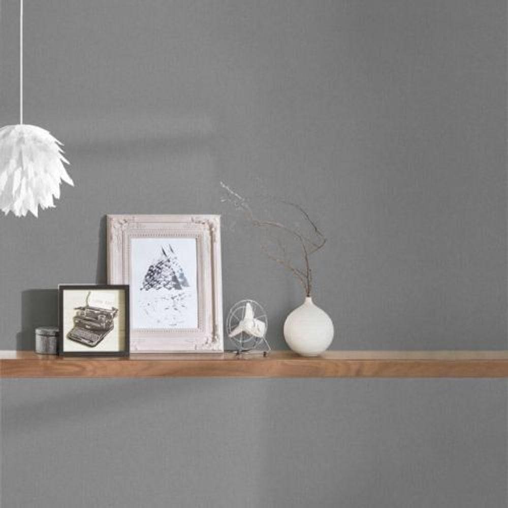 Papel De Parede Attractive 2 Textura Cinza 936764