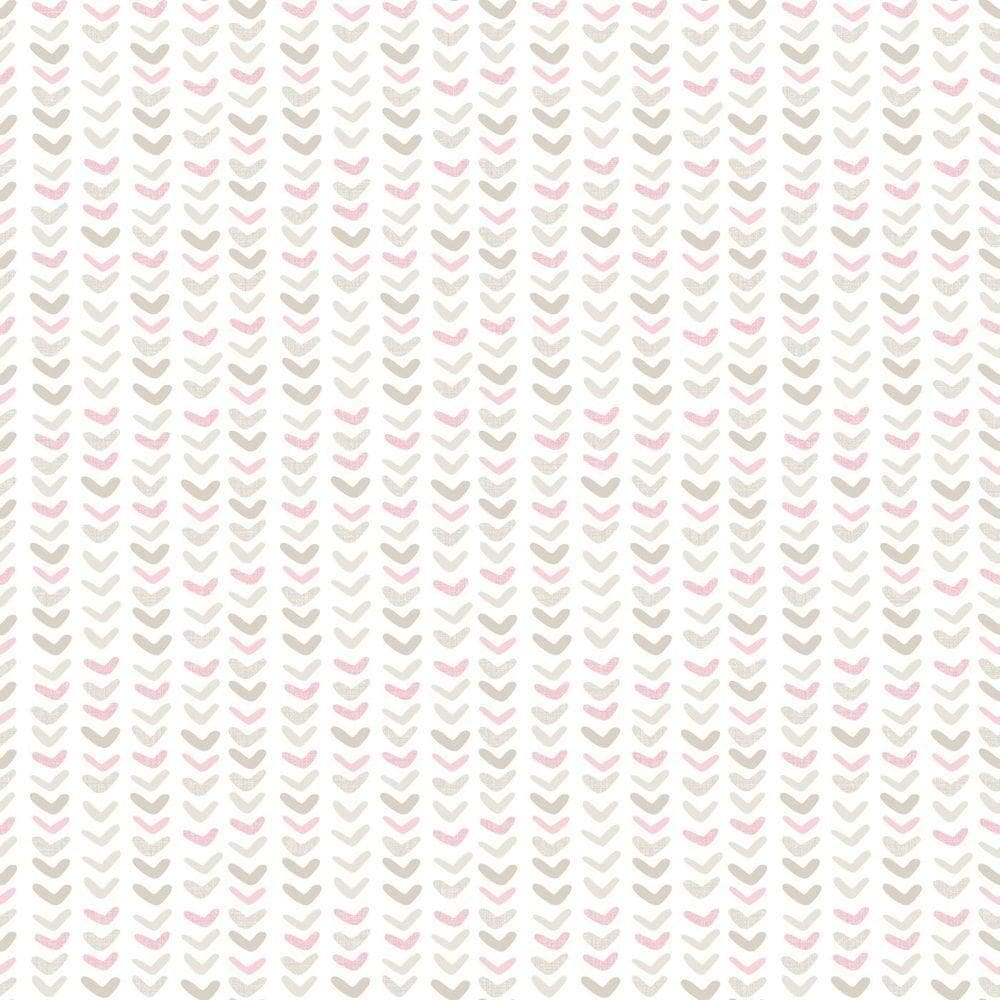 Papel De Parede Mondo Baby Heart Design 13008 - Rolo 10m X 0,53m