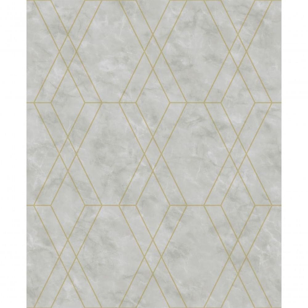 Papel De Parede Modern Maison Geometria Em Mármore Mm557701 - Rolo 10m X 0,52m