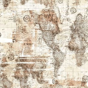 Papel De Parede Coleção Brincar Mapa 3649 - Rolo 10m X 0,52m