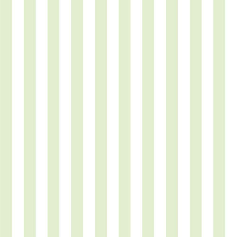 Papel De Parede Doce Estilo Listrado Verde 81796