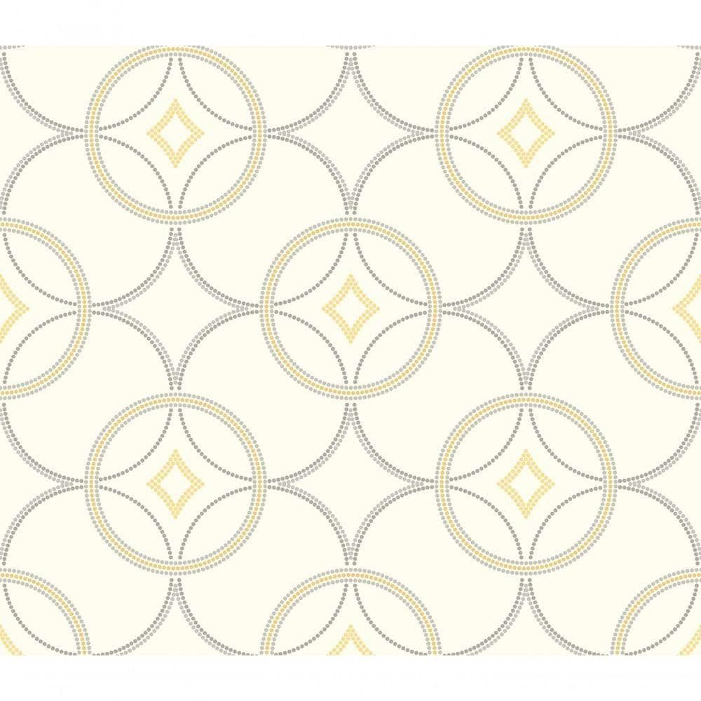 Papel De Parede Oba Círculos Ob71502r Tam. 4m² Papel De Parede Oba Círculos Ob71502r