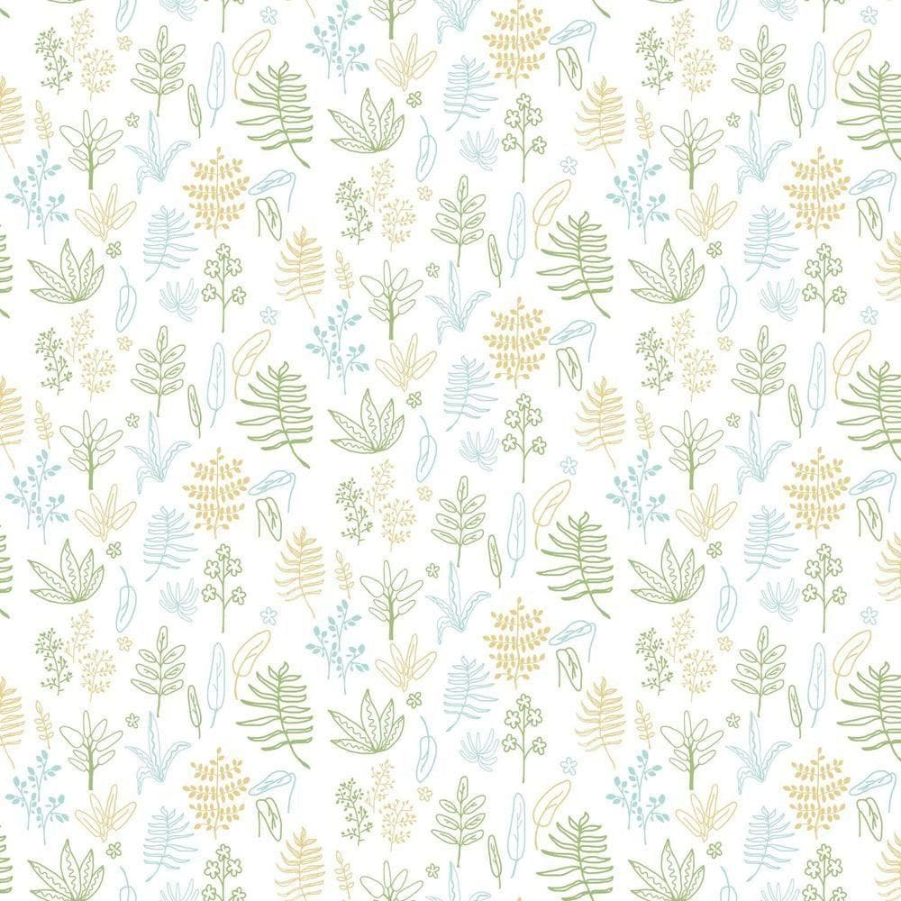 Papel De Parede Mondo Baby Little Plants 13006 - Rolo 10m X 0,53m