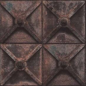Papel De Parede Stone Age 1 Ferro 3d Sn602801r