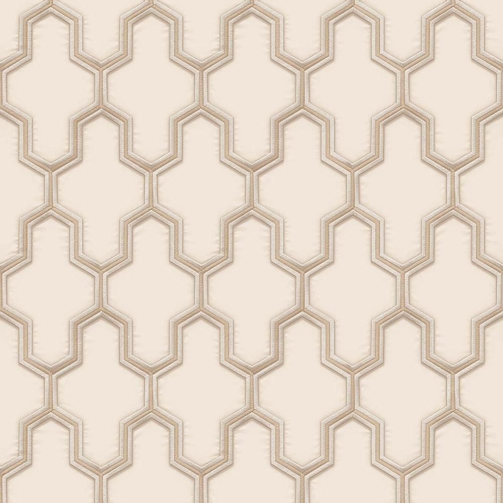 Papel De Parede Hf Orient Geométrico Bege 121022