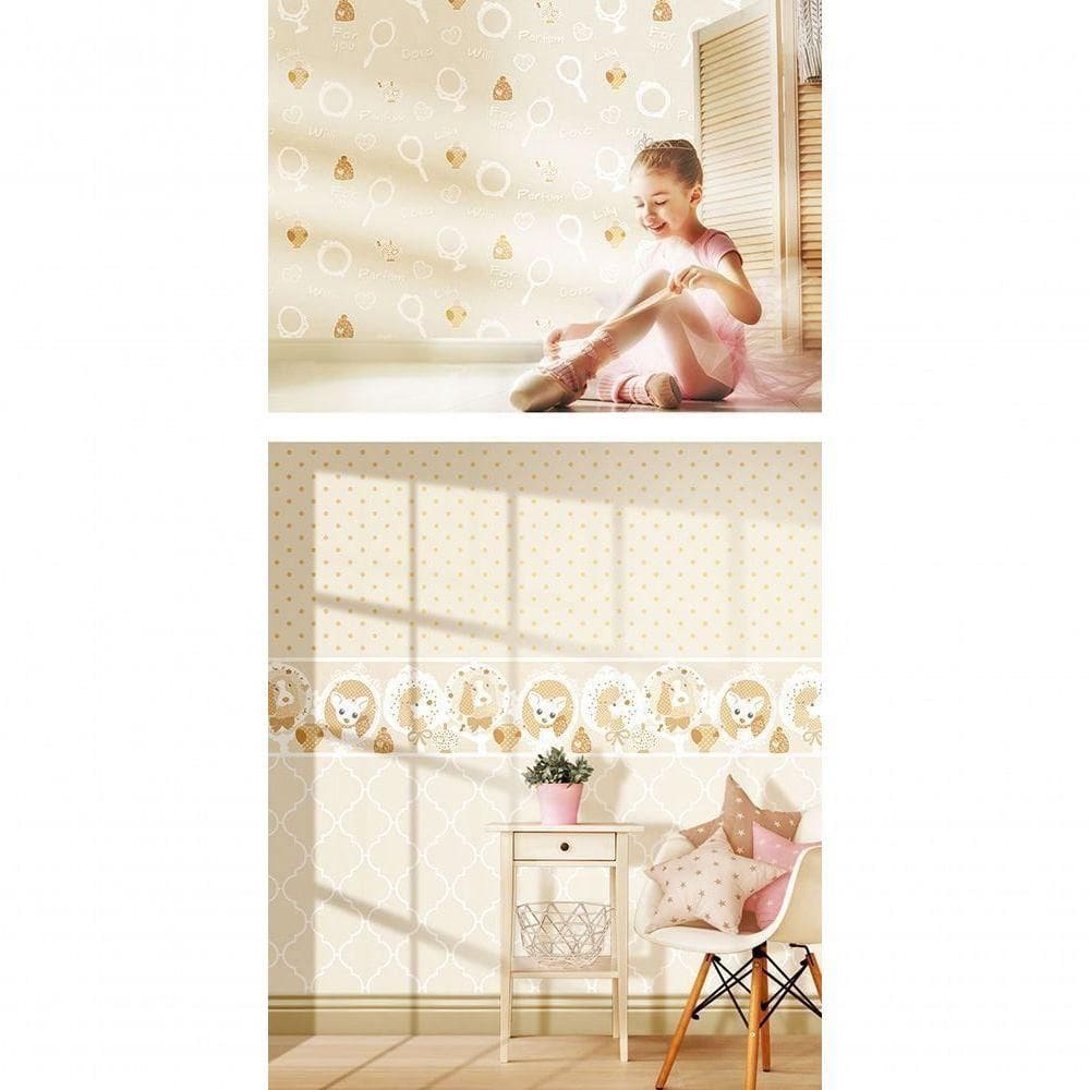 Papel De Parede Favola 3210 Italy - Rolo 10m X 0,53m