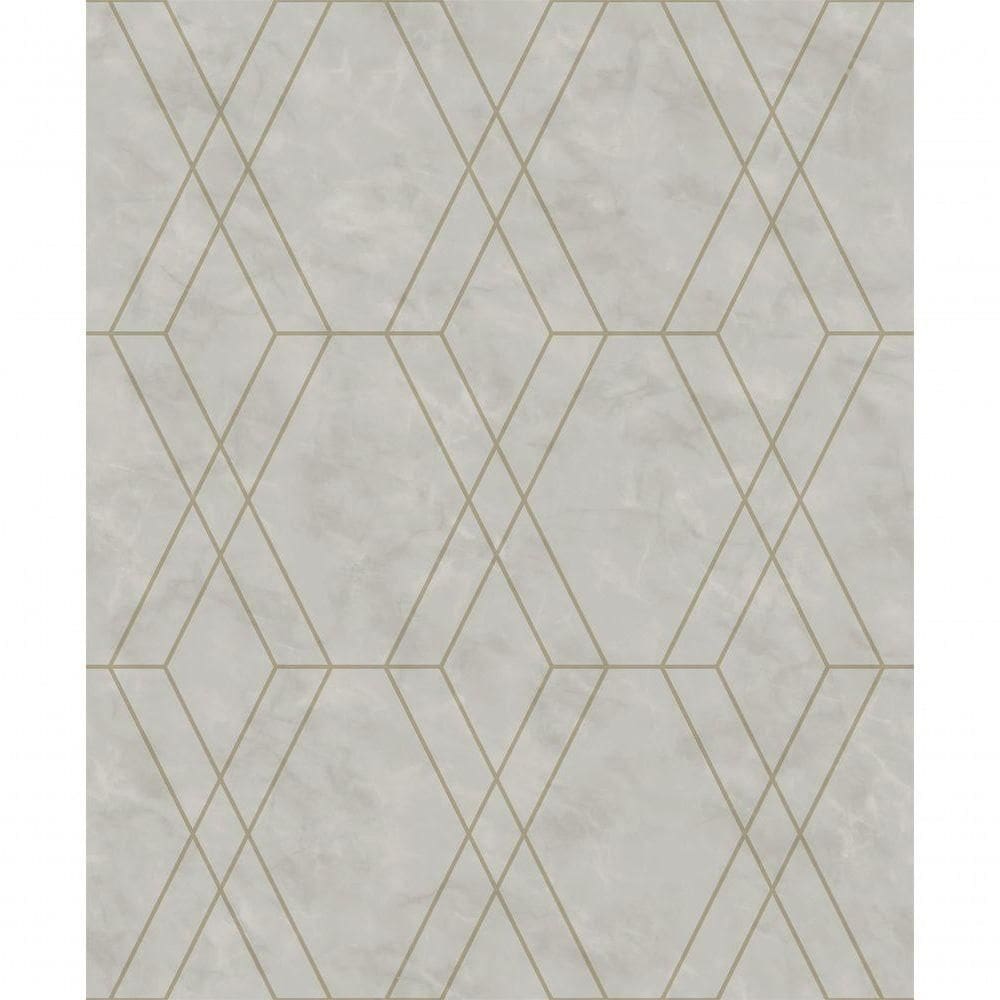 Papel De Parede Modern Maison Geometria Em Mármore Mm557704 - Rolo 10m X 0,52m