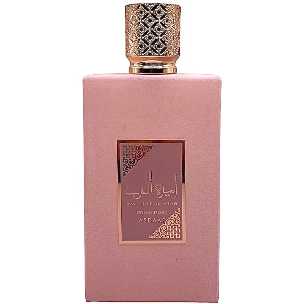 Perfume Lattafa Asdaaf Ameerat Al Arab Prive Rose 100ml para mulheres