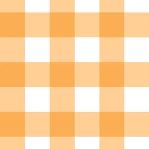 Papel De Parede Doce Estilo Xadrez Laranja 81895
