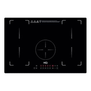 Cooktop De Indução Embutir HQ 5 Bocas Painel Touch Free Zone 9000W Preto HQ-IDE9005/77CM-FZ 220V