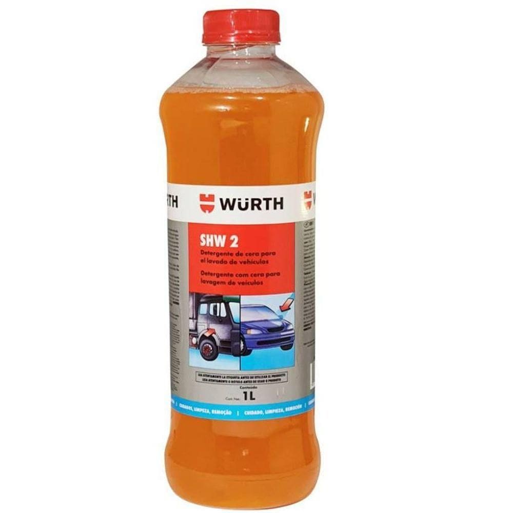 Shampoo Automotivo Com Cera Shw2 1l - Wurth