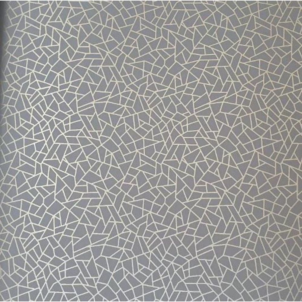 Papel De Parede Neo Geometric Geométrico Cinza Ng1962
