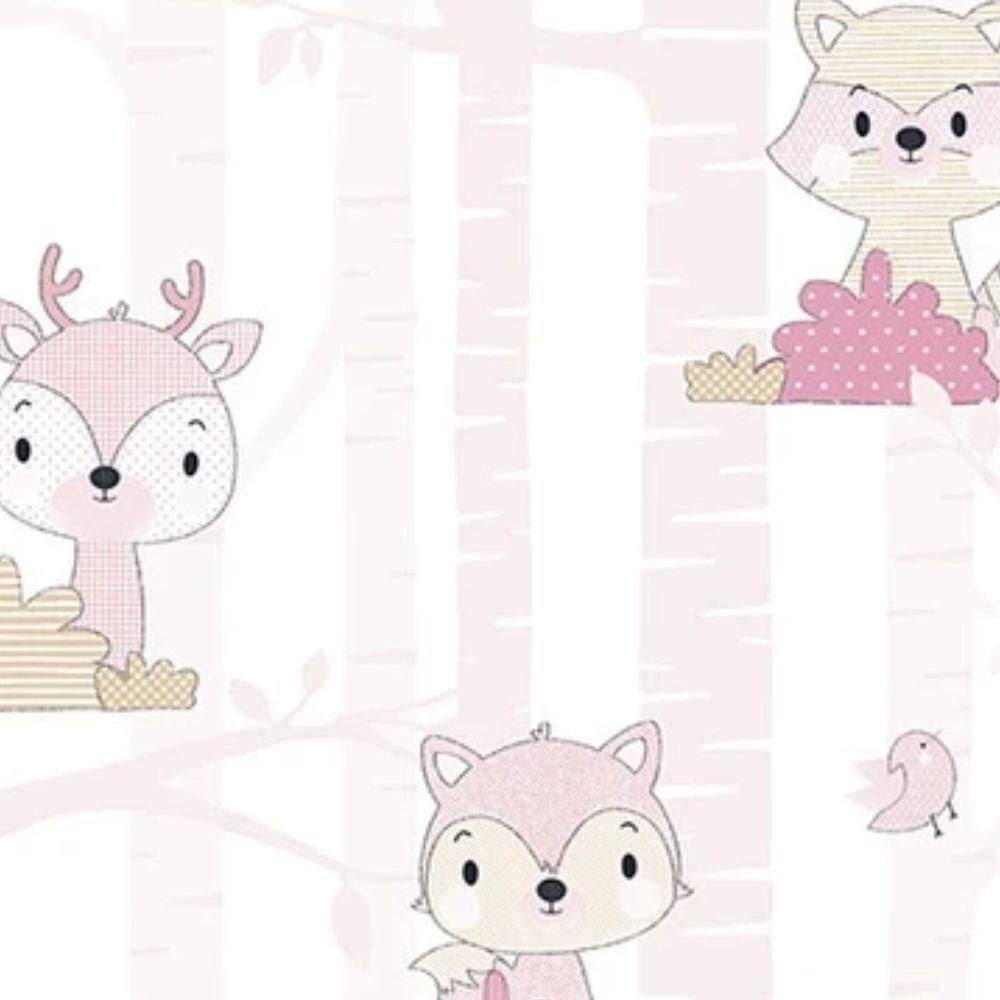 Papel De Parede Yoyo Ii Infantil Bege Yy205003r