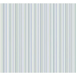 Papel De Parede Safari Friends Listrado Azul Sf6215
