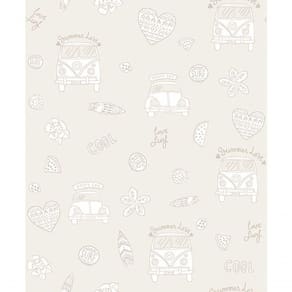 Papel De Parede Pure Kids Teens Hippie Kt68431 Tam. 4m² Papel De Parede Pure Kids & Teens Hippie Kt68431