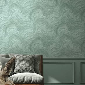 Papel De Parede Struktura Pedra Verde 45759