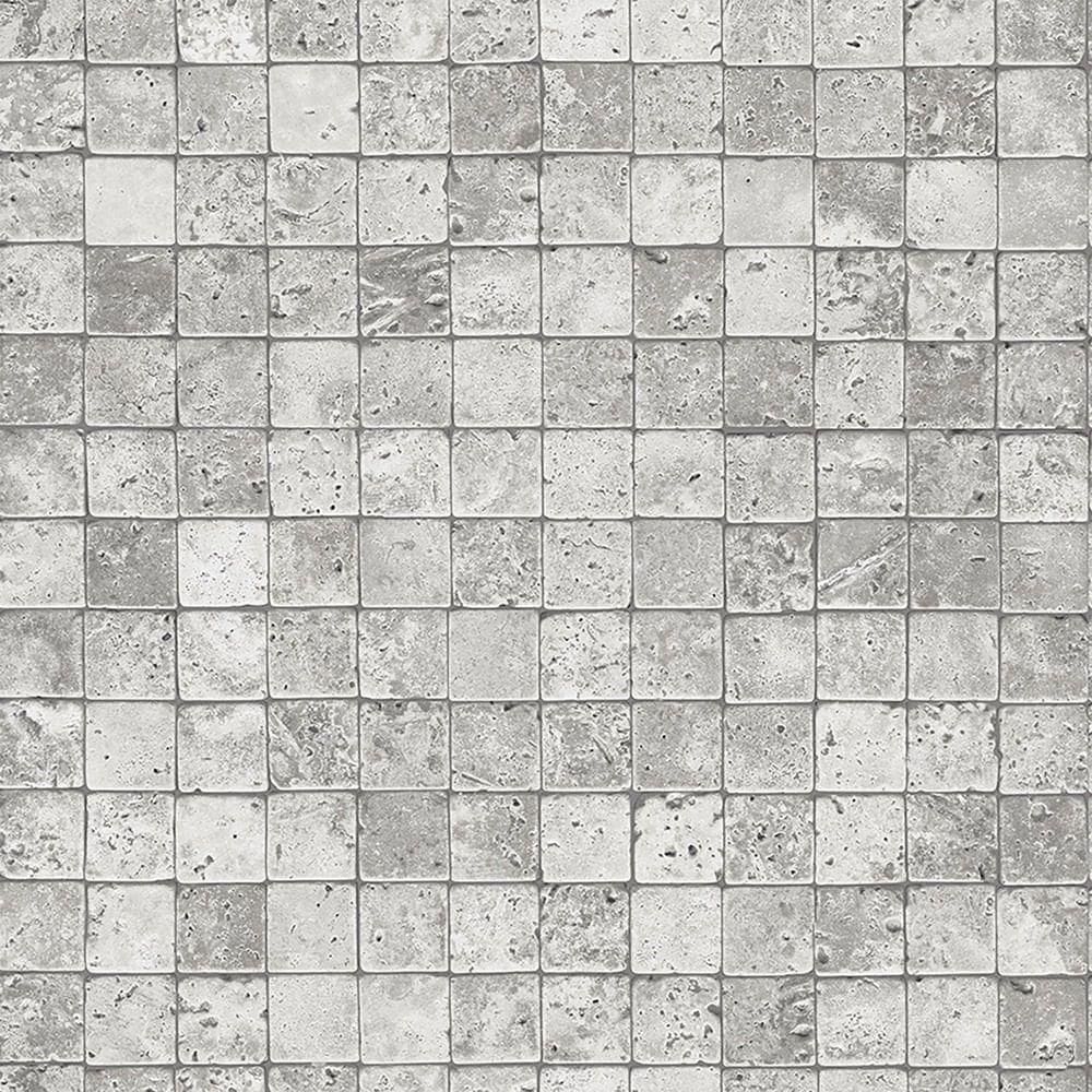 Papel De Parede Stone Age 1 Pedras Quadradas Sn601901r