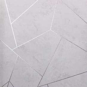 Papel De Parede White Swan Geométrico Cinza Ws101301r