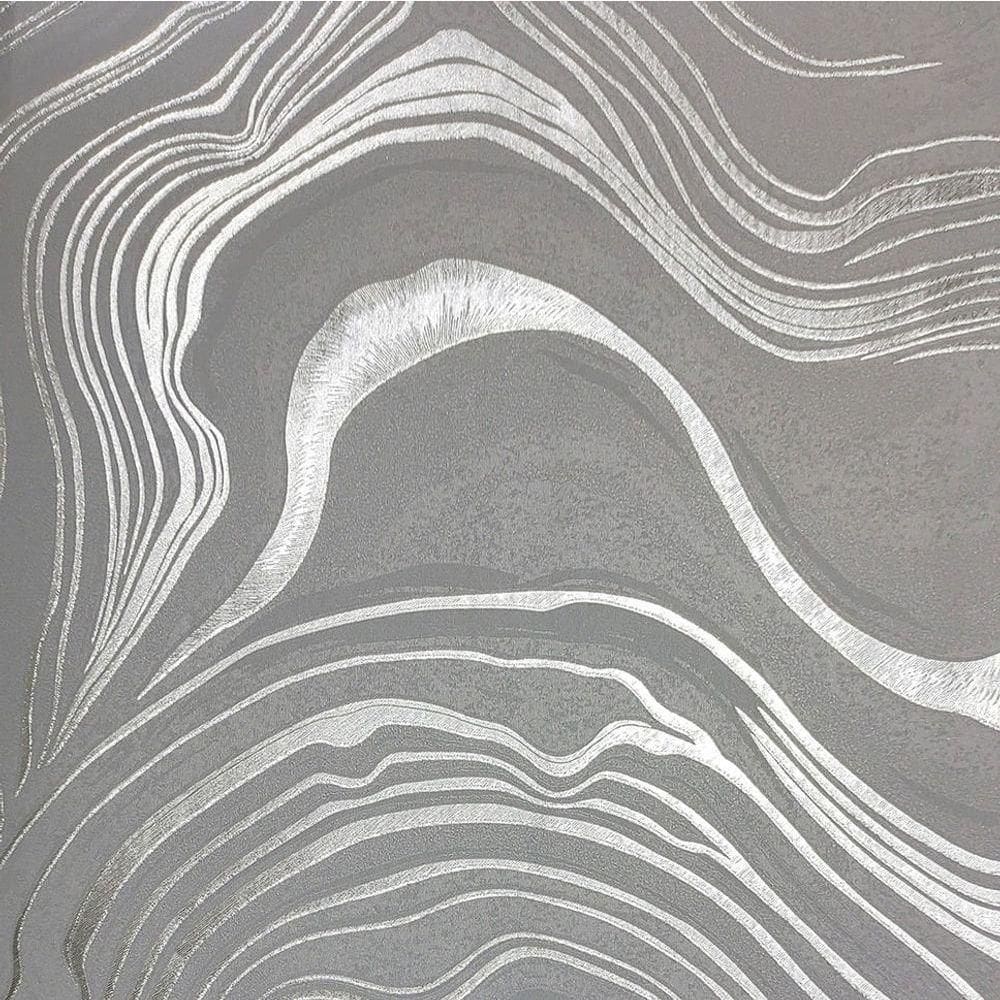 Papel De Parede White Swan Textura Cinza Ws100602r