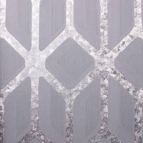 Papel De Parede White Swan Geométrico Cinza Ws100202r