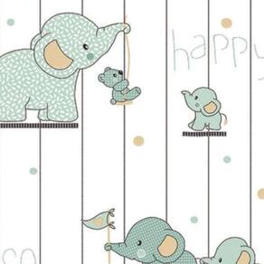 Papel De Parede Yoyo Ii Infantil Branco Yy204703r
