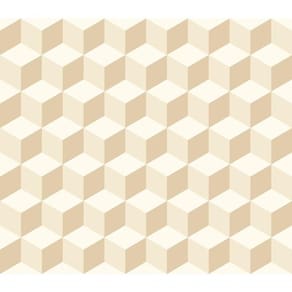 Papel De Parede Oba Geométrico 3d Ob71201r Tam. 4m² Papel De Parede Oba Geométrico 3d Ob71201r