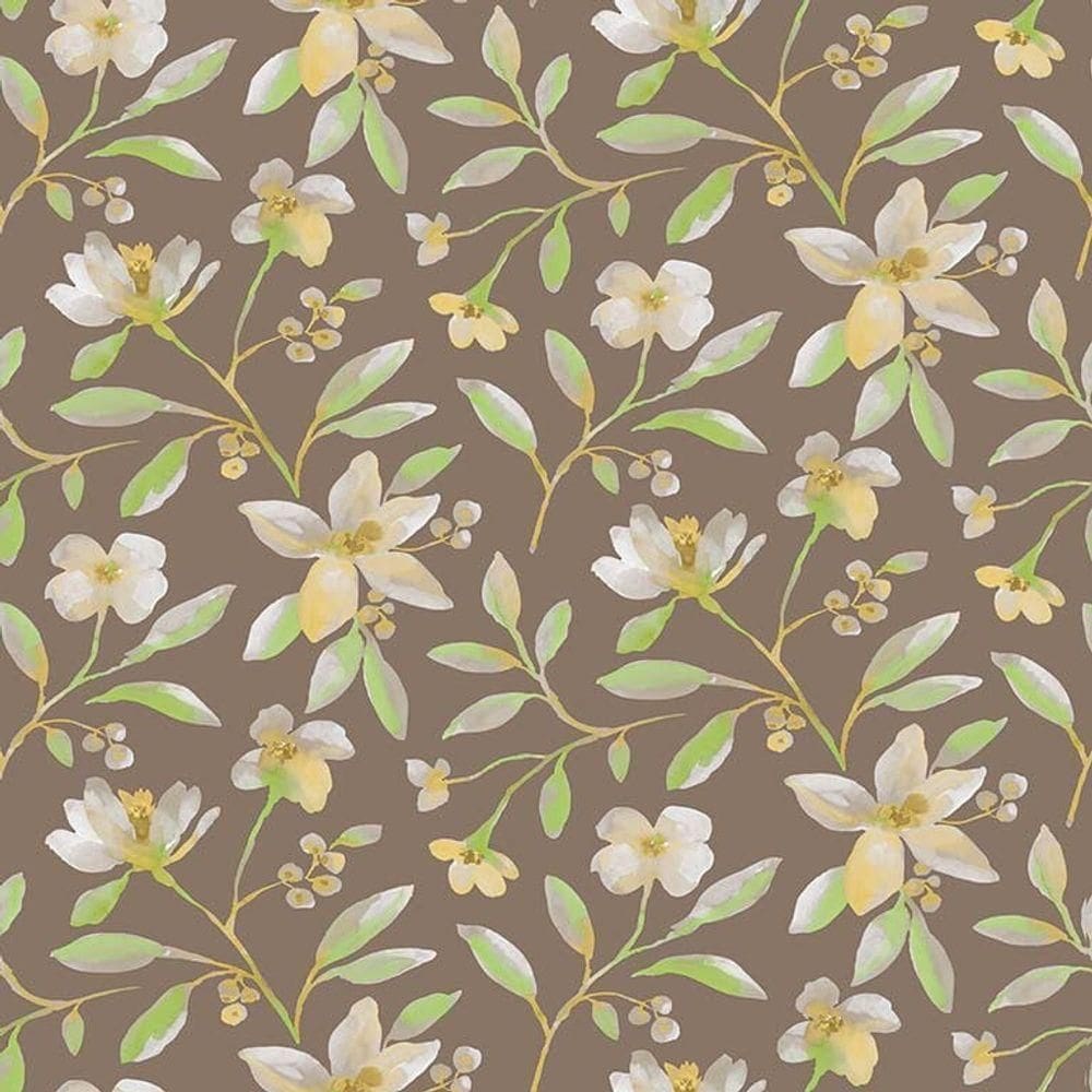Papel De Parede Poppi Floral Pz18963 Tam. 4m²