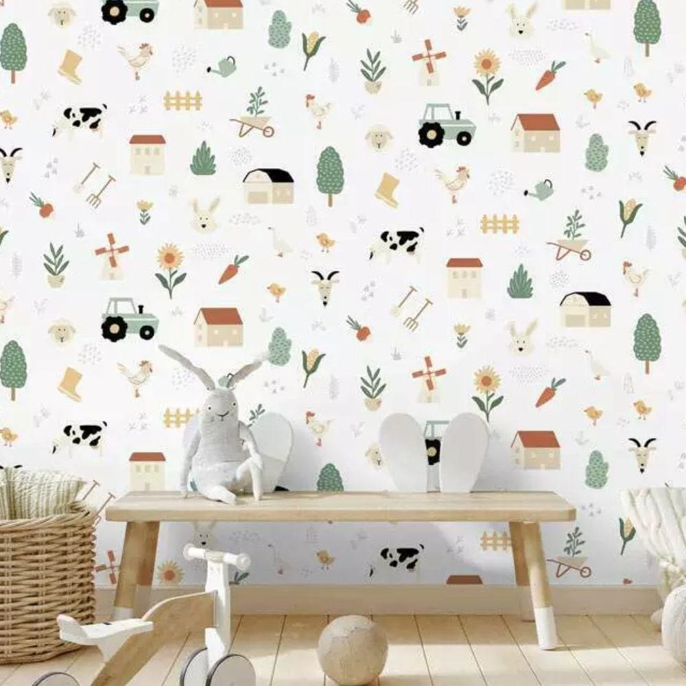 Papel De Parede Hf Petit Infantil Colorido 51507