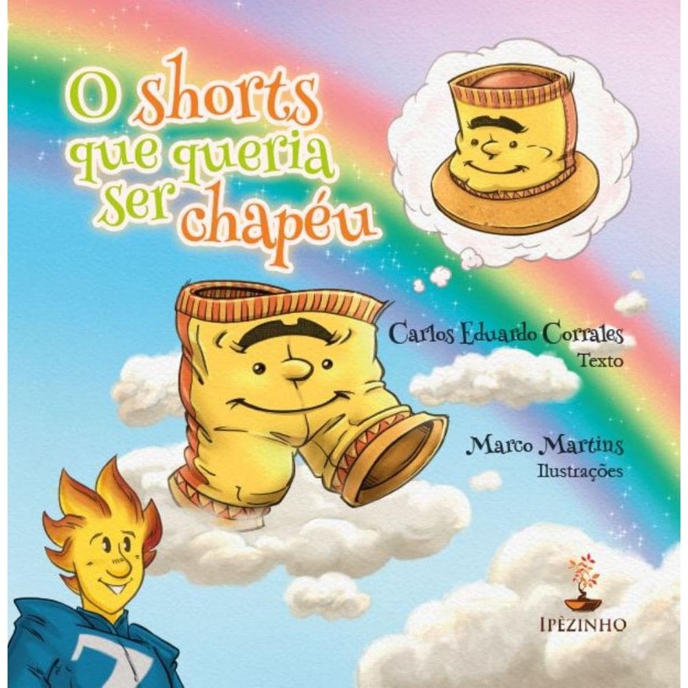 O shorts que queria ser chapéu