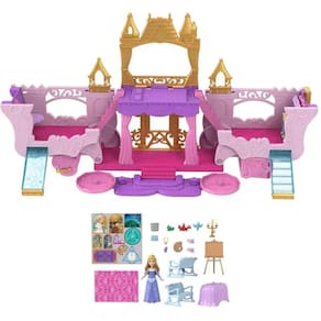 Princesa Disney Boneca C/ Carruagem E Castelo - Mattel HWX17