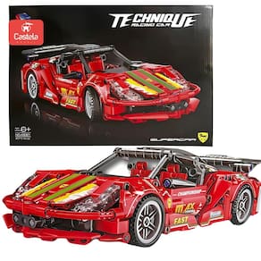 Carro Esportivo Blocos De Montar Racing Car 471 Pçs Castela