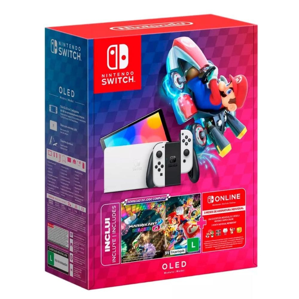 Console Nintendo Switch Oled 64gb Branco | Casas Bahia