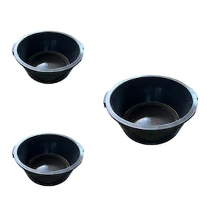 3 Bacia Plástica 35 Litros Pr Profissional Reforçada Roupa