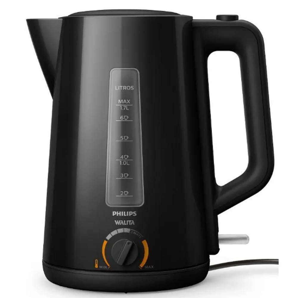 Chaleira Eletrica Walita Luxx Black 1200W com Desligamento Automatico 127V