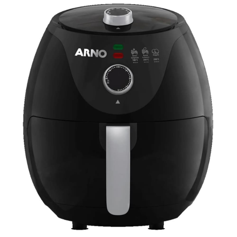 Fritadeira Sem Oleo Air Fryer 3.2L Arno 1100W Lux Black 4X1 127V