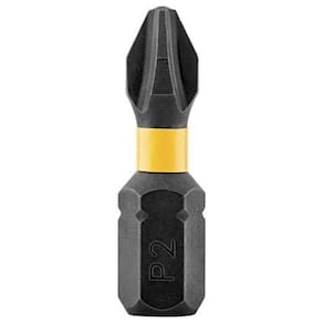 Conjunto de bits DEWALT DWA1PH3IRB Phillips Number-3 de 1 polegada, pacote com 50
